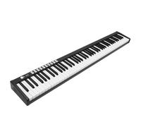 Pianoforte Elettronico Pianoforte Elettronico Portatile Per Principianti 88 Tasti Strumento Intelligente Per Prestazioni Professionali(Black)
