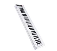 Pianoforte Elettronico Pieghevole Portatile Pianoforte Digitale Multifunzionale Strumento A Tastiera Per Pianoforte Sensibile A 61 Tasti Pianoforte Elettronico per Principianti