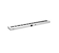 Pianoforte Elettronico Professionale Pianoforte Digitale Pieghevole Elettronico Professionale A 61 O 88 Tasti Ricaricabile Per Principianti(88 Keys White)