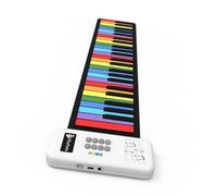 Pianoforte Elettronico Professionale Pianoforte Elettronico Portatile Pieghevole A 49 Tasti Color Arcobaleno Con Altoparlanti Integrati E USB