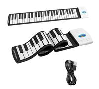 Pianoforte Elettronico Professionale Pianoforte Portatile Pieghevole Ricaricabile In Silicone A 49 Tasti Perfetto Per Professionisti