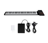 Pianoforte Elettronico Strumento A Tastiera Per Pianoforte Pieghevole Portatile Pieghevole A Mano In Silicone Morbido Per Studente 61 Tasti
