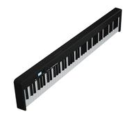 Pianoforte Elettronico Strumento Per Pianoforte Digitale Con Tastiera Elettronica Domestica Pieghevole Multifunzionale A 88 Tasti (Color : BK)