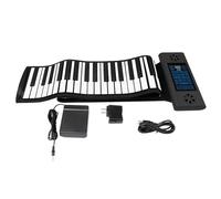 Pianoforte Elettronico Strumento Pianoforte Elettronico Portatile Multifunzionale Arrotolato A Mano A 88 Tasti Con Doppi Altoparlanti Integrati