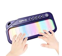 Pianoforte giocattolo, mini tastiera di apprendimento portatile con tasti luminosi e giocattolo educativo, giocattolo per bambini, per ragazze 3 ai 6 anni, come regalo di compleanno, feste, viaggi