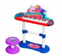 Pianoforte giocattolo Peppa Pig Microfono Panca
