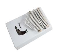 Pianoforte Kalimba A 17 Tasti In Legno Massello Bianco Con Martelletto Per Accordatura E Accessori Per Principianti Kalimba Strumento Musicale (Color : 01)