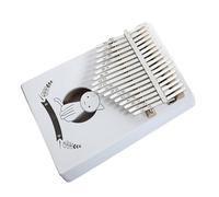 Pianoforte Kalimba A 17 Tasti In Legno Massello Bianco Con Martelletto Per Accordatura E Accessori Per Principianti Kalimba Strumento Musicale (Color : 04)