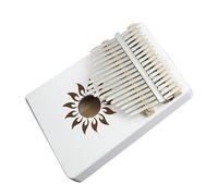 Pianoforte Kalimba A 17 Tasti In Legno Massello Bianco Con Martelletto Per Accordatura E Accessori Per Principianti Kalimba Strumento Musicale (Color : 05)