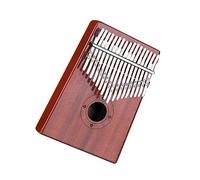 Pianoforte Kalimba a 17 tasti in mogano con scatola di protezione professionale e martello per l'accordatura Kalimba Strumento Musicale