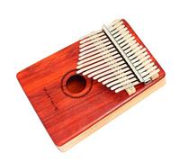 Pianoforte Kalimba Portatile A 17 Toni In Palissandro Rosso Portatile Per Strumenti A Tastiera Per Pianoforte Con Dita Per Principianti Kalimba Strumento Musicale (Color : 02)