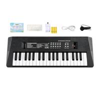 Pianoforte per bambini a 37 tasti: giocattolo musicale ricaricabile con tas | Strumento Sintetizzatore Portatile Sintetizzatore Digitale Bambino Canto Microfono Educazione Precoce Insegnamento Del Ritmo