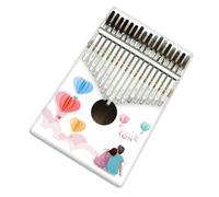 Pianoforte Per Dita Dipinto In Legno Di Abete Rosso Per Principianti 17 Toni Kalimba Piano Thumb Piano Strumento Musicale portatili Kalimba Thumb piano (Color : 09)