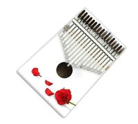 Pianoforte Per Dita Dipinto In Legno Di Abete Rosso Per Principianti 17 Toni Kalimba Piano Thumb Piano Strumento Musicale portatili Kalimba Thumb piano (Color : 03)