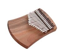 Pianoforte per pollice a 17 tasti in legno di canfora Kalimba C Tone con borsa per il trasporto Adesivi per scale musicali Protezione per le dita Kalimba Strumento Musicale