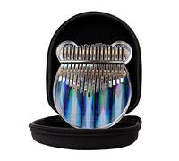 Pianoforte Per Pollice In Acrilico Strumento Per Principianti Kalimba Trasparente A 17 Toni Con Martello Per Accordatura portatili Kalimba Thumb piano