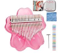 Pianoforte per pollice | Piano per pollice trasparente 17/21 tasti,Piano per pollice portatile ergonomico per adulti, bambini, musica, principianti, bande e professionisti