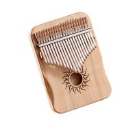 Pianoforte portatile a dita Kalimba 17/21 Note Pianoforte Da Dito Legno Di Acero Multicolor(21 tone Wood)