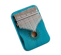 Pianoforte portatile a dita Kalimba 17/21 Note Pianoforte Da Dito Legno Di Acero Multicolor(21 tone Blue)