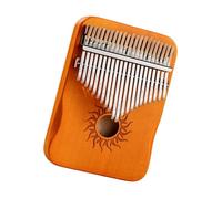 Pianoforte portatile a dita Kalimba 17/21 Note Pianoforte Da Dito Legno Di Acero Multicolor(21 tone Yellow)