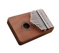 Pianoforte Portatile A Pollice 17 Tasti Strumento Kalimba Pianoforte A Dito In Legno Di Mogano Con Martello Per Accordatura Kalimba Strumento Musicale (Color : 02)