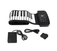 Pianoforte Portatile Arrotolabile In Silicone A 88 Tasti, Tastiera Pieghevole, Pianoforte A Mano Con Pedale Sustain Pianoforte Elettronico per Principianti