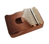 Pianoforte Portatile Da Dito In Legno Di Mogano 17 Tasti Kalimba Thumb Piano Per Principianti Con Accordatore Kalimba Strumento Musicale (Color : 02)