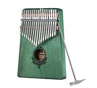 Pianoforte portatile for pollice, o, pianoforte portatile a 17 tasti in mogano con adesivi for borsa for il trasporto, martello for accordatura, panno for pulizia, stallo for dita, regalo musicale for