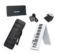 Pianoforte Portatile Multifunzionale Pianoforte Elettronico A 88 Tasti Pianoforte Pieghevole Elettronico Pieghevole Arrotolato A Mano Addensato Portatile Pianoforte Elettronico (Color : BK)