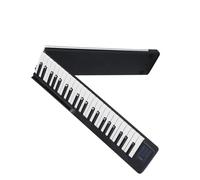 Pianoforte Portatile Pieghevole A 88 Tasti Pianoforte Digitale Tastiera Elettronica Multifunzionale Per Strumento Per Studenti Di Pianoforte (Color : Bk)