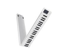 Pianoforte Portatile Pieghevole A 88 Tasti Pianoforte Digitale Tastiera Elettronica Multifunzionale Per Strumento Per Studenti Di Pianoforte (Color : White)