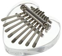 Pianoforte Portatile Thumb Piano, 8 Tasti Mini Piano Mini Thumb Piano Mini (Colore : Trasparente, Dimensioni : 7X6X1.5CM) (Color : Transparent, Size : 6X5.5X1.5CM)