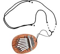 Pianoforte Portatile Thumb Piano, 8 Tasti Mini Thumb Piano Bambini o Strumento Musicale for Bambini Principianti Adulti (Colore : Marrone)