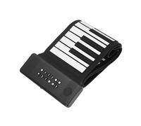 Pianoforte Roll-up a 88 Tasti, Tastiera Pieghevole a Mano, Pianoforte a 128 Toni, Tastiera Musicale Elettronica Digitale Flessibile