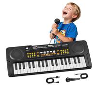Pianoforte Tastiera Giocattolo per Bambini 37 Tasti con Microfono Giocattolo Strumento Musicale per Ragazzi Ragazze di 3 4 5 6 7 Anni - Regali di Compleanno e Natale