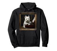 Pianoforte Westie Felpa con Cappuccio
