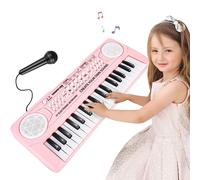 PIANOLA BAMBINI 37 TASTI TASTIERA MUSICALE CON MICROFONO GIOCO EDUCATIVO SCUOLA