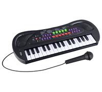 Pianola Giocattolo per Bambini Tastiera 32 Tasti Microfono 8 Toni Ritmi Effetti
