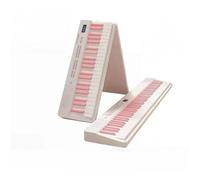 Pianola Per Tastiera Pianoforte Elettrico Pieghevole Portatile 88 Tasti Per Principianti Adulti Strumenti A Tastiera Professionali Organo Elettronico(Pink)