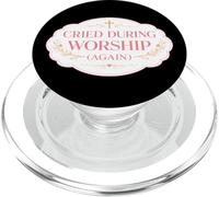 Pianse di nuovo durante il culto Cristiano Gesù Chiesa Dio Donne PopSockets PopGrip per MagSafe
