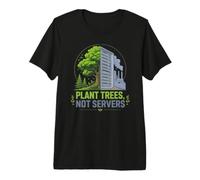 Pianta Alberi Non Server Giornata della Terra Natura Ambientale Maglietta Premium