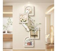 Pianta artificiale a LED con vaso, alimentazione plug-in per corridoio, soggiorno