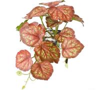 Pianta artificiale da appendere, bonsai con struttura realistica delle foglie e struttura in plastica, per scrivania interna o decorazione da appendere in casa e ufficio (F)