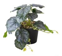 Pianta artificiale da appendere, bonsai con struttura realistica delle foglie e struttura in plastica, per scrivania interna o decorazione da appendere in casa e ufficio (A)
