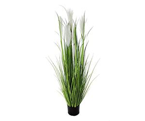 Pianta artificiale di erbe 120 cm erba di pampa vaso piante artificiali da interno Decorazione del soggiorno quanto reale verde erba di canna
