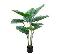 Pianta Artificiale di una Monstera in acrilico, melammina e plastica in verde 100x70x70cm