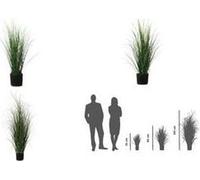 Pianta artificiale erbe Paperflow h. 80 cm PVC verde K700131 NEW