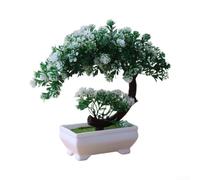 Pianta Artificiale in 19cm per decorazione per casa Pianta Artificiale(B) | Design realistico, per verde perenne, nessun annaffiatura, luce per solare non necessaria, per stile moderno