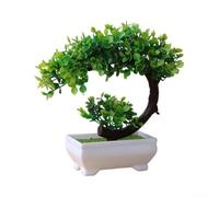 Pianta Artificiale in 19cm per decorazione per casa Pianta Artificiale(C) | Design realistico, per verde perenne, nessun annaffiatura, luce per solare non necessaria, per stile moderno