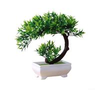 Pianta Artificiale in 19cm per decorazione per casa Pianta Artificiale(D) | Design realistico, per verde perenne, nessun annaffiatura, luce per solare non necessaria, per stile moderno